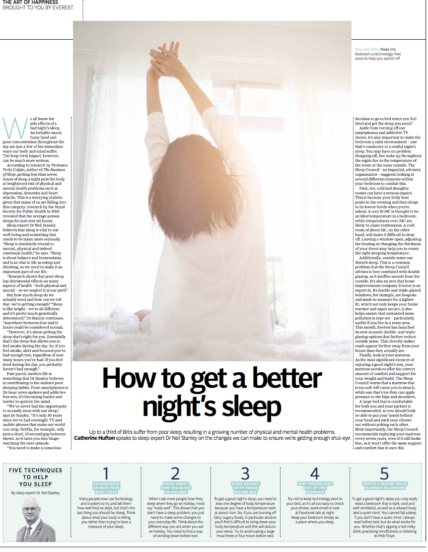 How to Get a Better Nights Sleep The Telegraph - Cat Hufton